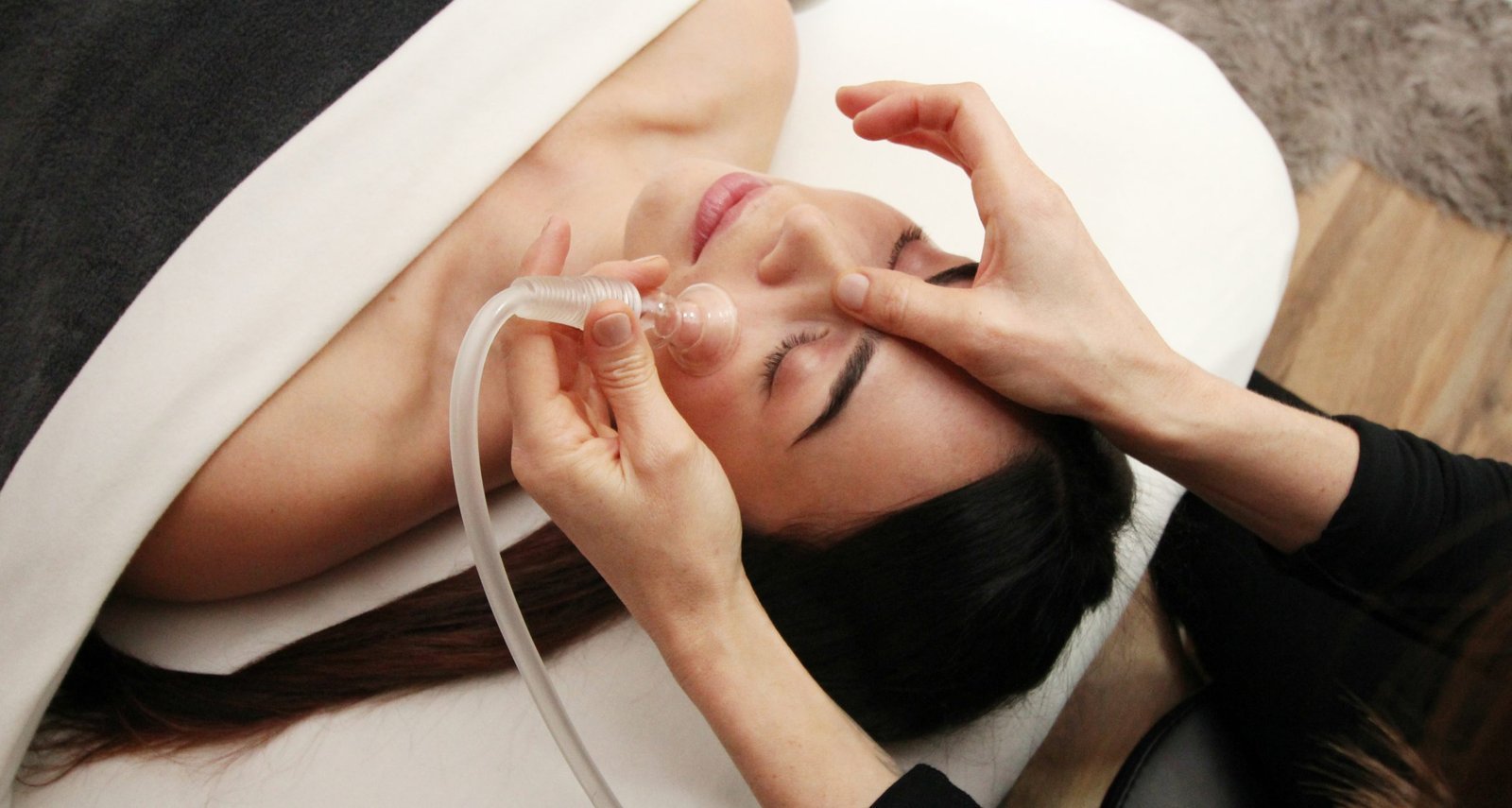Pure Therapy facial cupping treatment